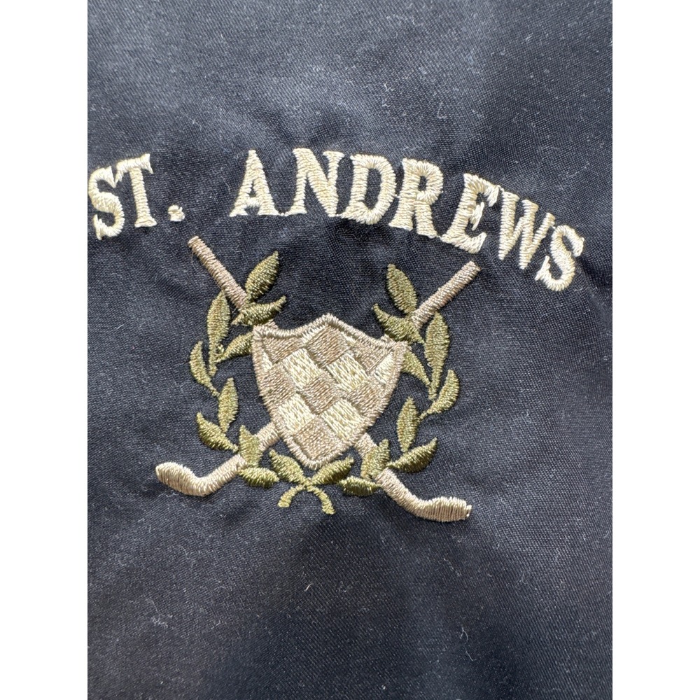 Second Skin Series 30 Hydrashield Mens Xl Black Golf Vest St Andrews Embroidered View 2